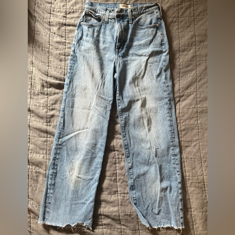 Madewell women’s The Perfect Vintage Wide Leg Crop Jean